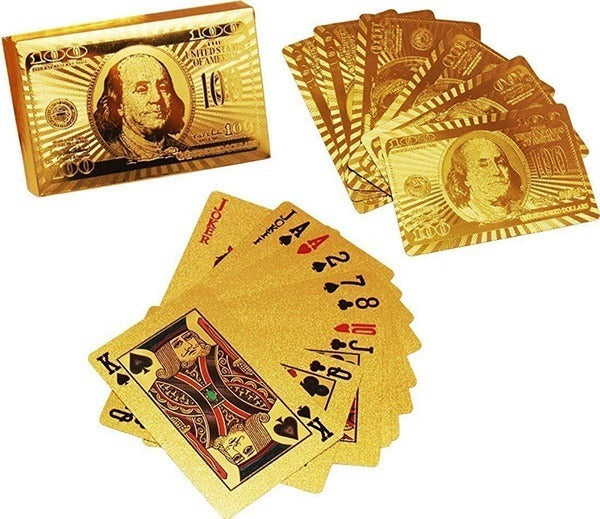 Gold Plated Poker Playing Cards
