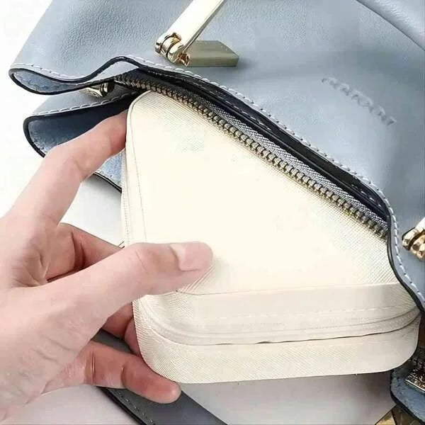 Portable Mini Travel Jewelry Box, Travel Mini Storage Organizer Portable Display Storage Box For Rings Earrings Necklaces