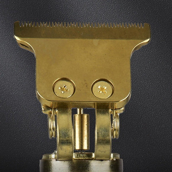 Professional Vintage T9 Trimmer Cordless Hair Clipper for Men, USB Rechargeable, Stainless Steel Blade, 90-Minute Runtime, Includes 4 Limit Combs