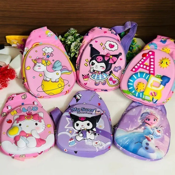 3D Embossed Children Small Shoulder Slings (Random)