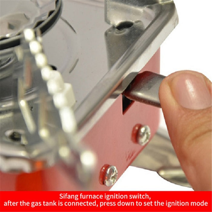 Mini Portable Outdoor Gas Stove, Butane Gas Burner For Outdoor Camping, Hiking, Picnic, Mini gas stove, Stainless Steel body, Folding Furnace, Camping Equipment