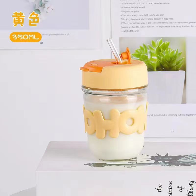OHO Drinking Cup with Sleeve Glass Cup