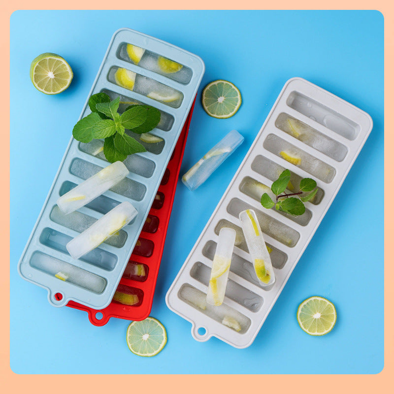 1 Pc - 10 Grid Silicone Bottle Ice Stick Tray