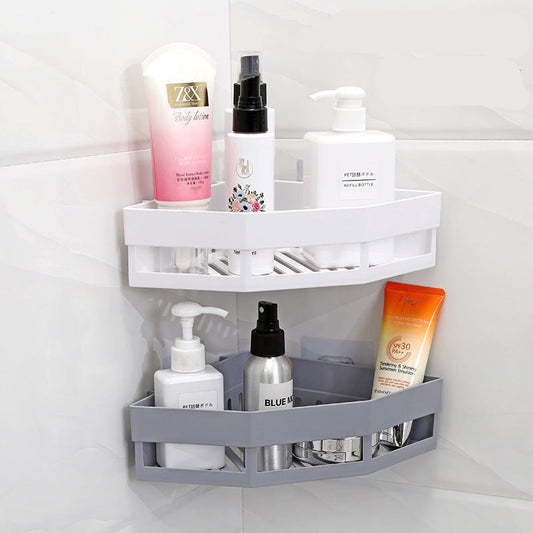 1 Pc Triangular Bathroom Corner Storage Rack Storage Shelf Bathroom Shelf