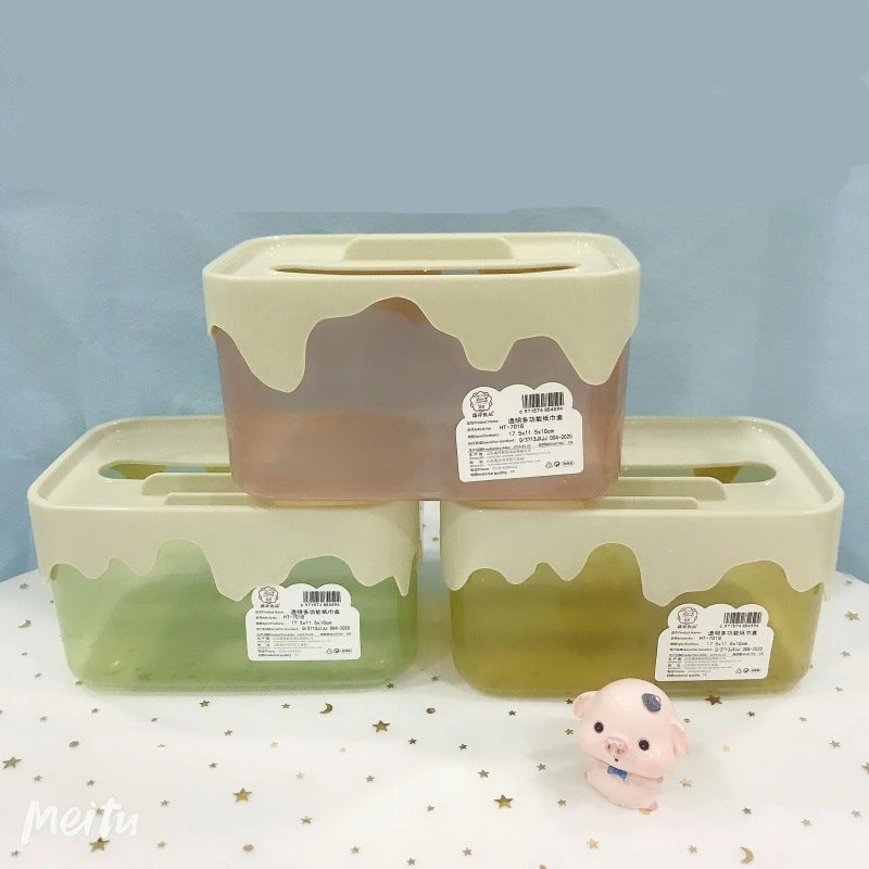 Transparent Multifunctional Tissue Box