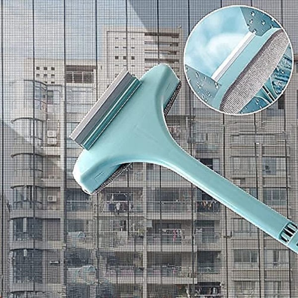 2in1 Mesh Cleaning & Wiper With Long Handle