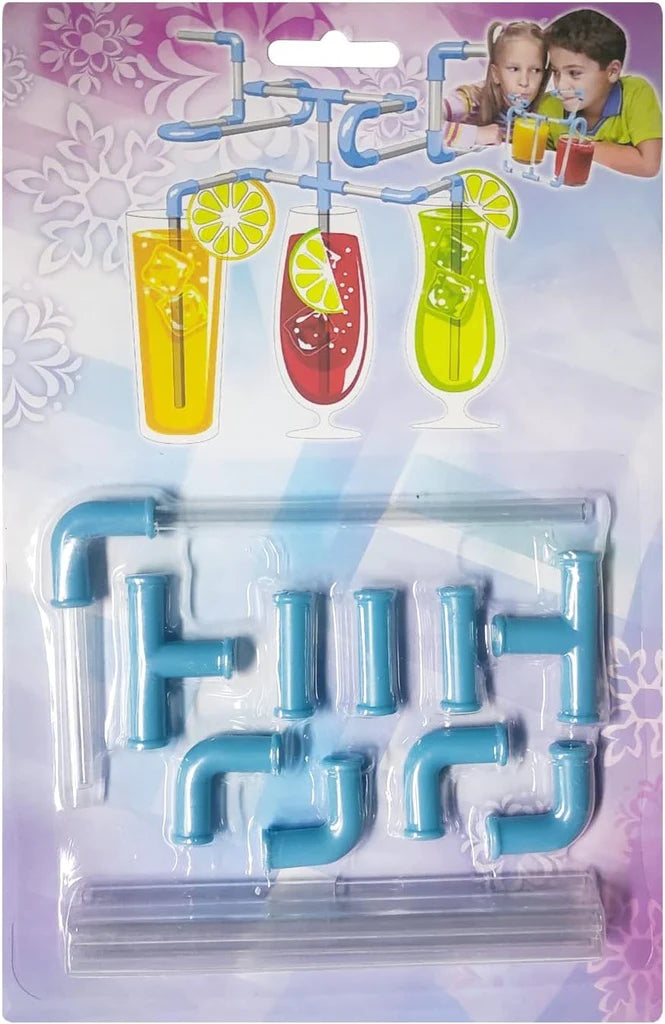 DIY Straws, Play Game Drinking Straws, 21 pieces DIY Drinking Straws to Creative Fun Drink Game, Game Straws, Creativity Straws