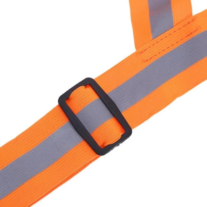 Reflective Vest Adjustable Safety Belt, High Visibility Protective Safety Reflective Vest Belt Jacket (Random Colour)