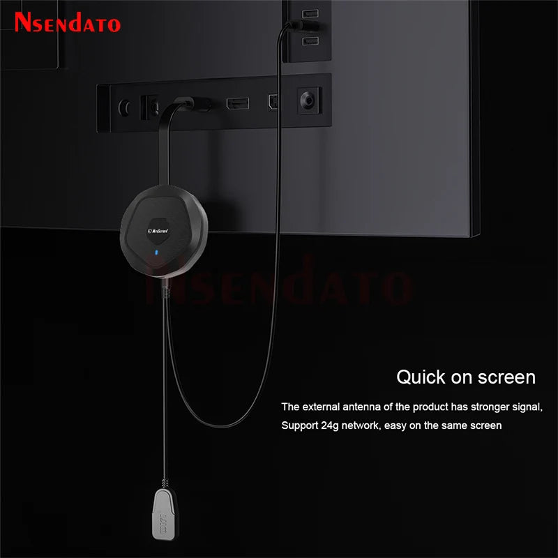 Mirascreen G28 2.4G/5G Wireless WiFi Display TV Dongle Receiver HDMI-compatible TV Stick for DLNA Miracast Android IOS Windows