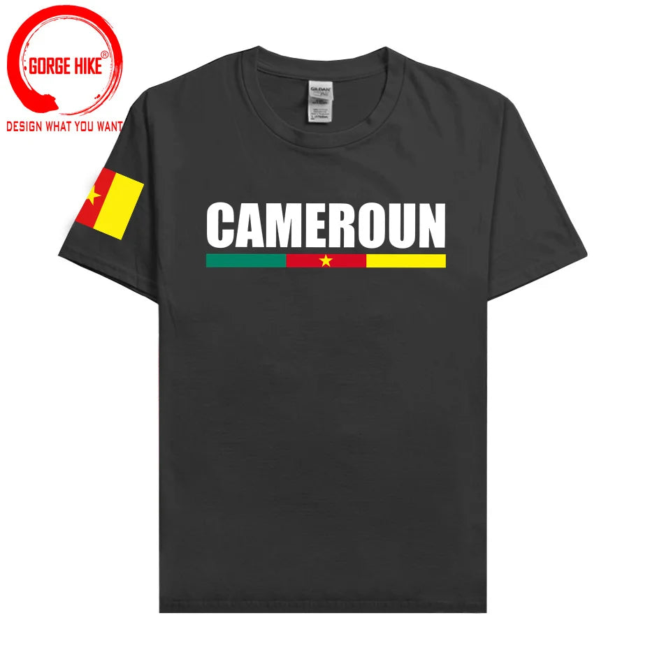 Cameroon Flag T Shirt Men Fashion 2024 Jersey Nation Team T-shirt Clothing Tees Country Sporting CMR Cameroun Cameroonian tshirt