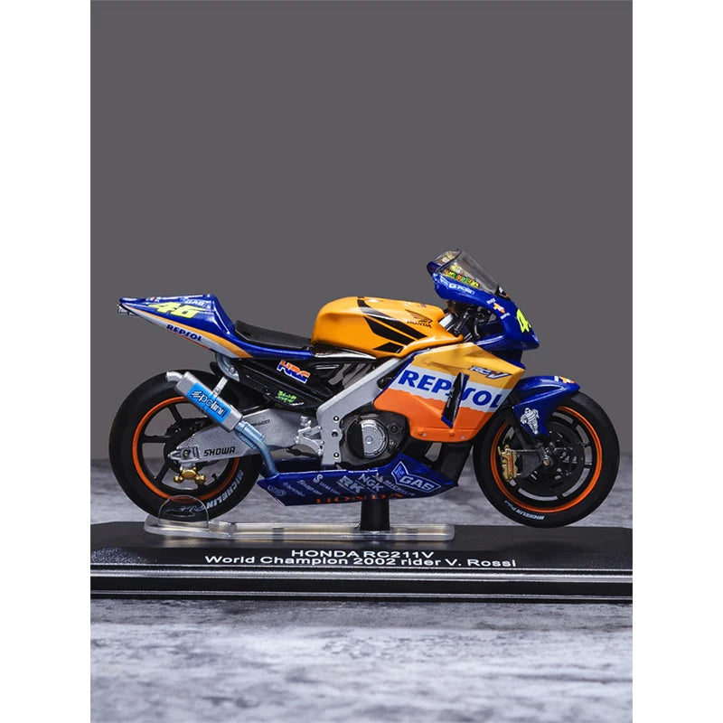 Honda NSR500cc Metal Simulation Two-stroke Motorcycle Sports Motorcycle Model Boutique Collection with Acrylic Display Box