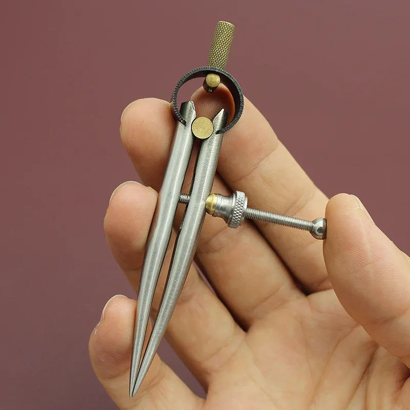 BAVER Leather Craft Adjustable Wing Divider Spacing Compass Precision Drawing Tools