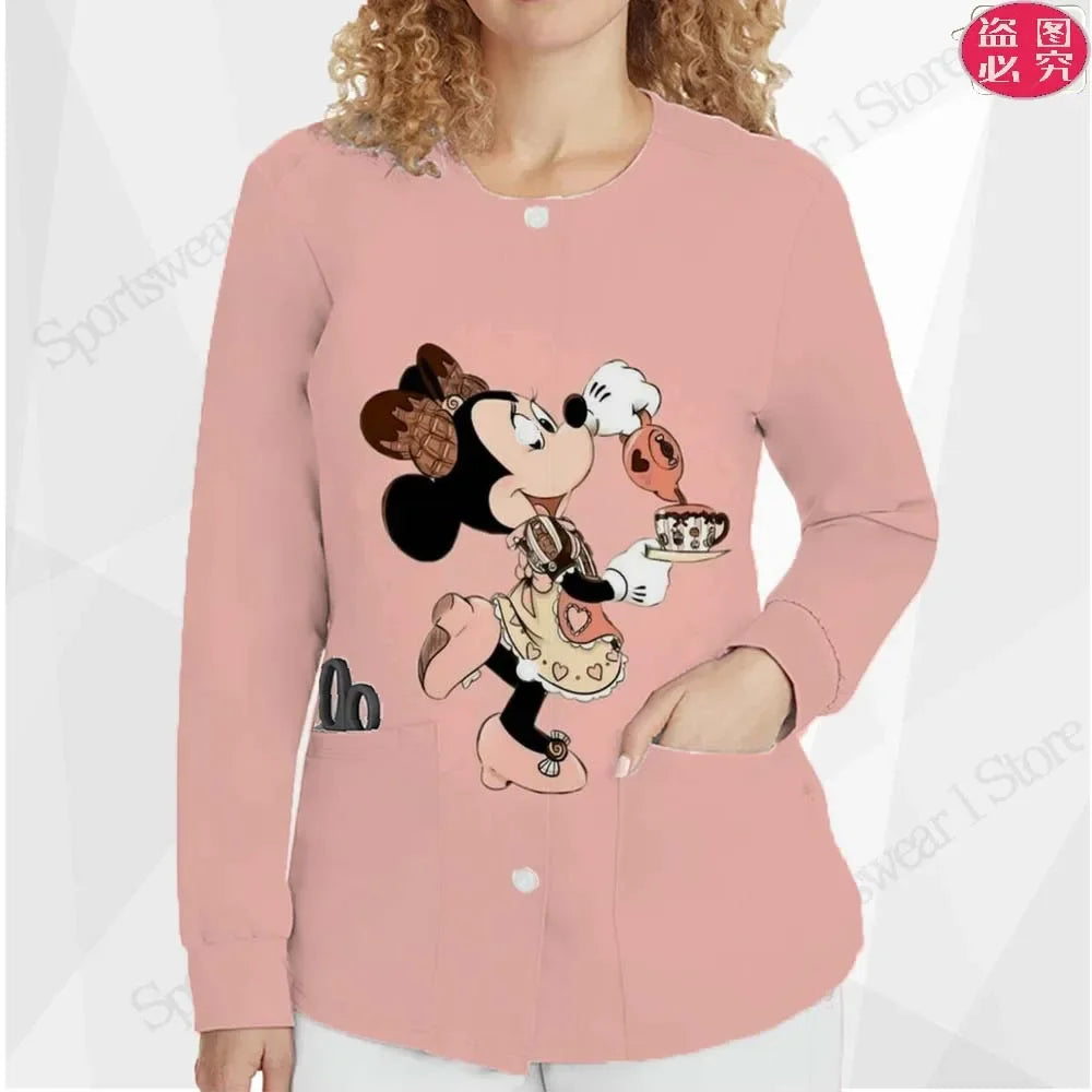 Pocket Clothing Female Clothes With Free Shipping Cardigan Winter Jackets for Women 2023 Korean Autumn Round Neck Button Anorak