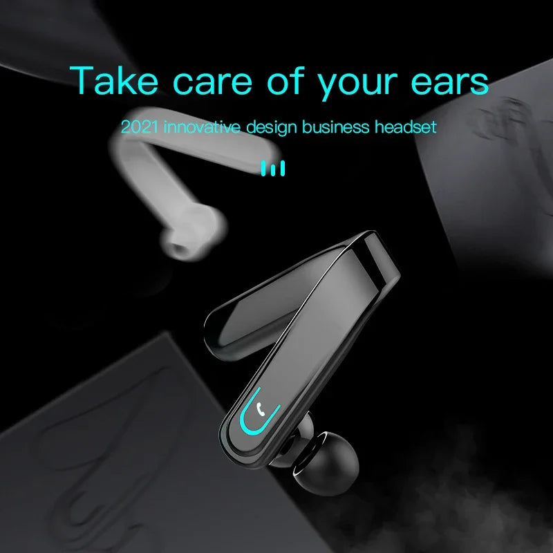 New Earphone YX18 Bluetooth 5.0 Headset Wireless Ear Hook Earphone Business Sport Handsfree Earbuds With Mic
