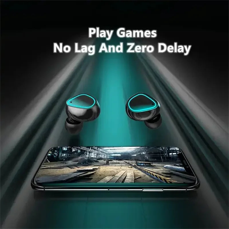 2023 New Bluetooth 5.2 Wireless TWS Earphone Smart Touch Call Headset Waterproof Noise Canceling Headphones for All Smartphones