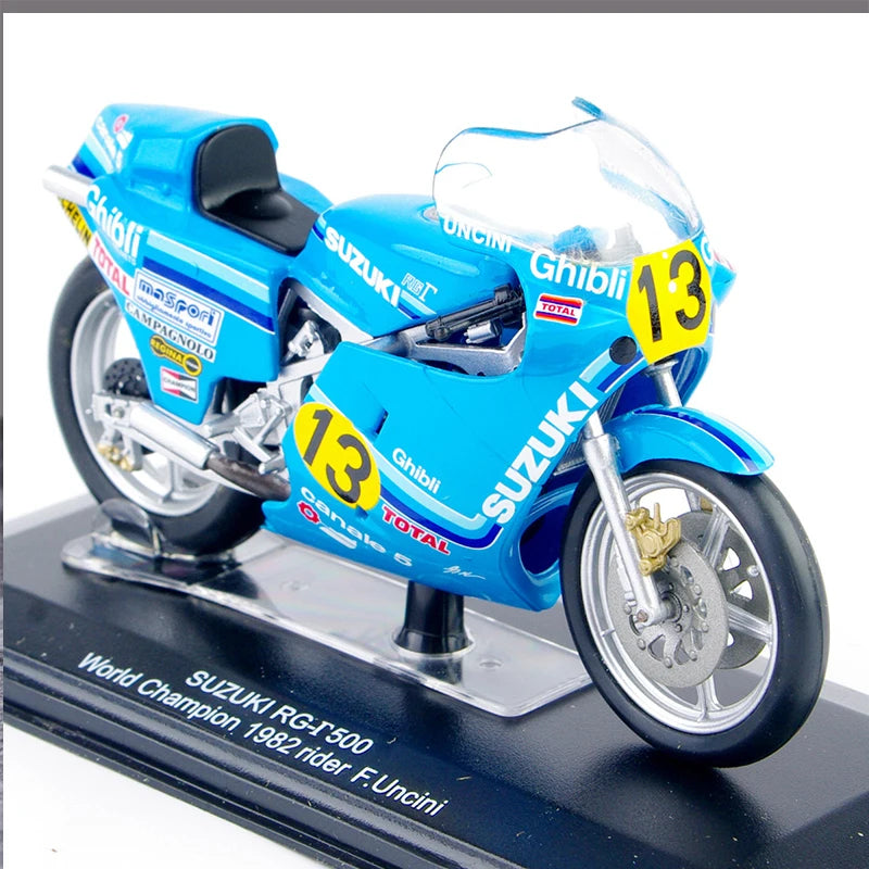 Honda NSR500cc Metal Simulation Two-stroke Motorcycle Sports Motorcycle Model Boutique Collection with Acrylic Display Box