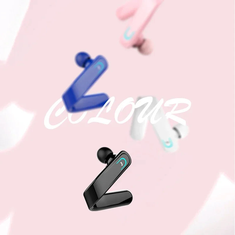 New Earphone YX18 Bluetooth 5.0 Headset Wireless Ear Hook Earphone Business Sport Handsfree Earbuds With Mic