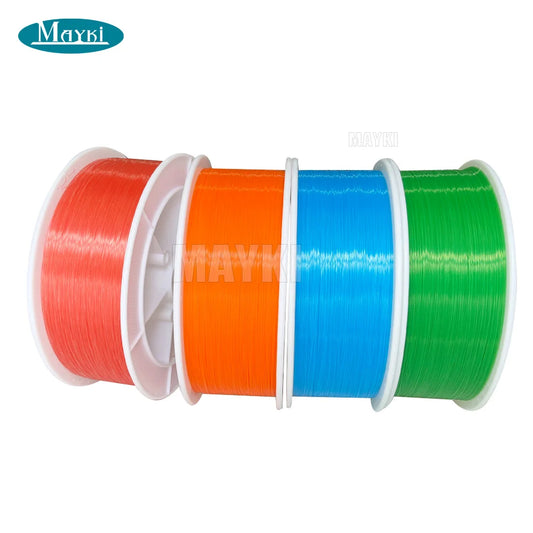Maykit Color PMMA fiber optic cable roll spool 0.5mm 0.75mm 1mm 1.5mm 2mm 2.5mm 3mm indoor light decor