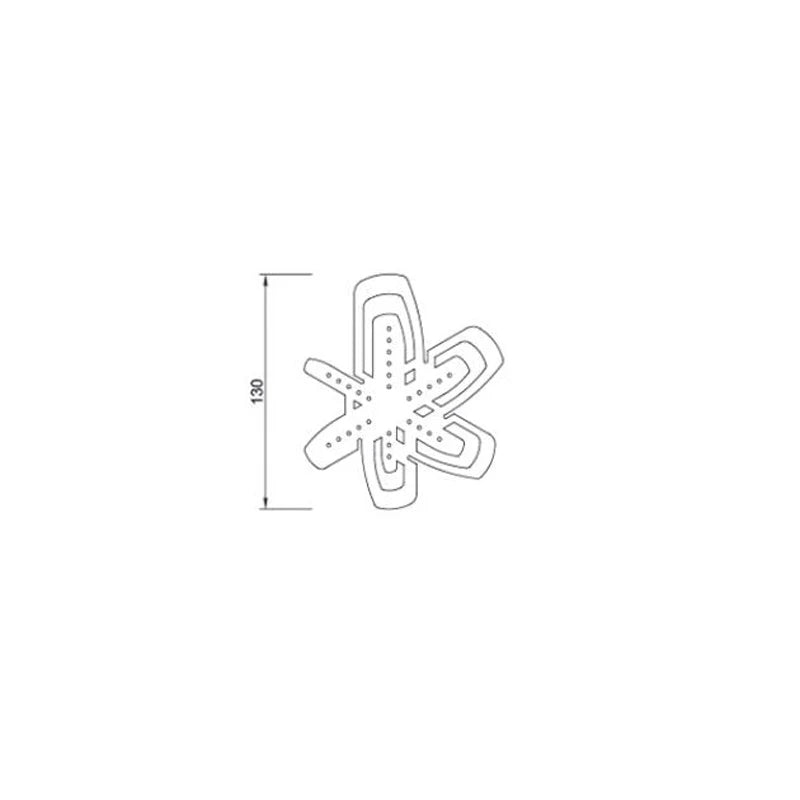 Nattools square belt tail ruler belt rounded template handmade DIY leather making tool