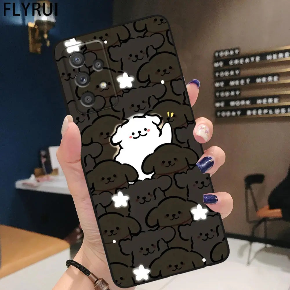Funda Case For Samsung Galaxy S23 S22 S21 S20 FE S10 S24 LITE S9 S8 PLUS ULTRA 5G Phone Case Shell Cover Cute cartoon animals