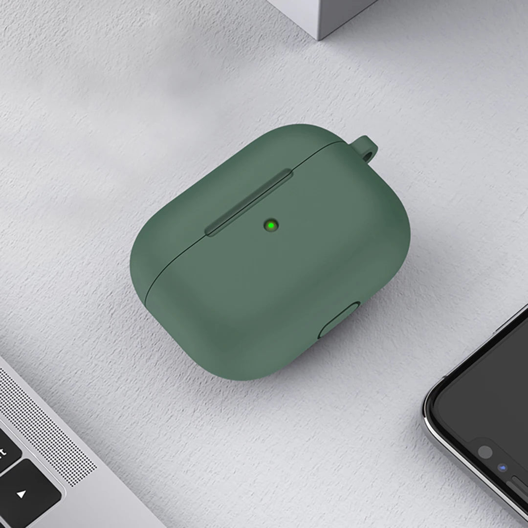 Casos de silicone macio para apple airpods 4 bluetooth sem fio fone de ouvido capa para airpods 4 cor doce ultra-fino capa protetora