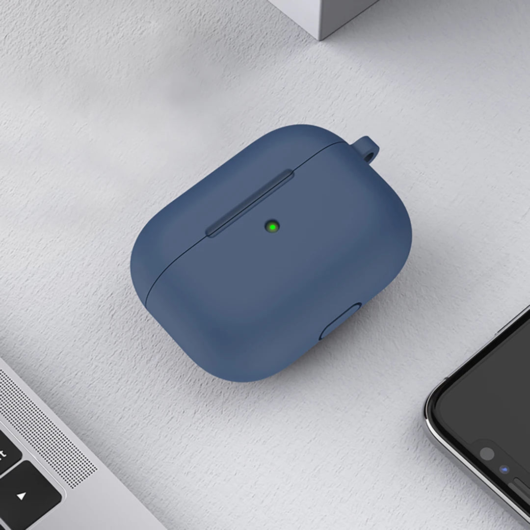 Casos de silicone macio para apple airpods 4 bluetooth sem fio fone de ouvido capa para airpods 4 cor doce ultra-fino capa protetora