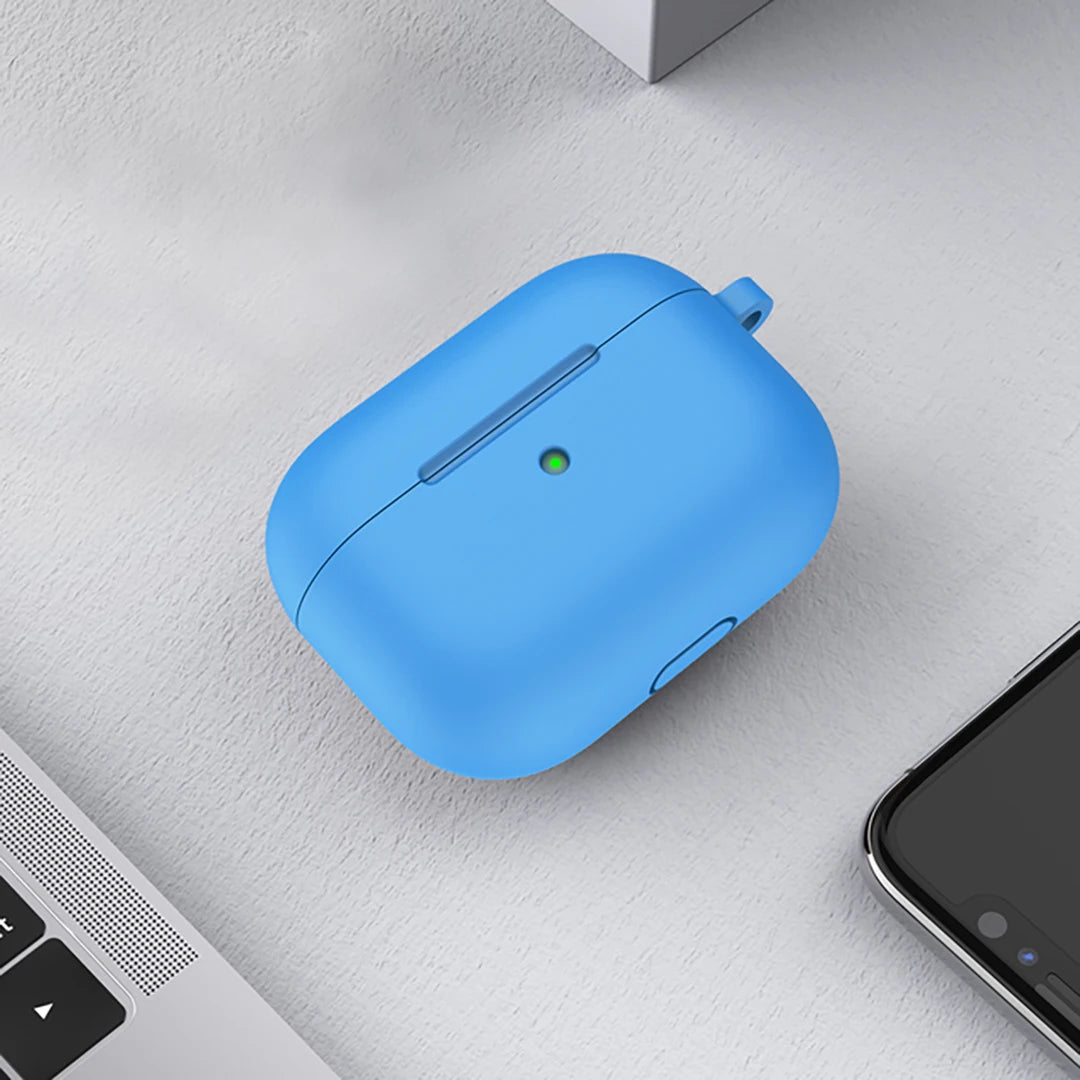 Casos de silicone macio para apple airpods 4 bluetooth sem fio fone de ouvido capa para airpods 4 cor doce ultra-fino capa protetora