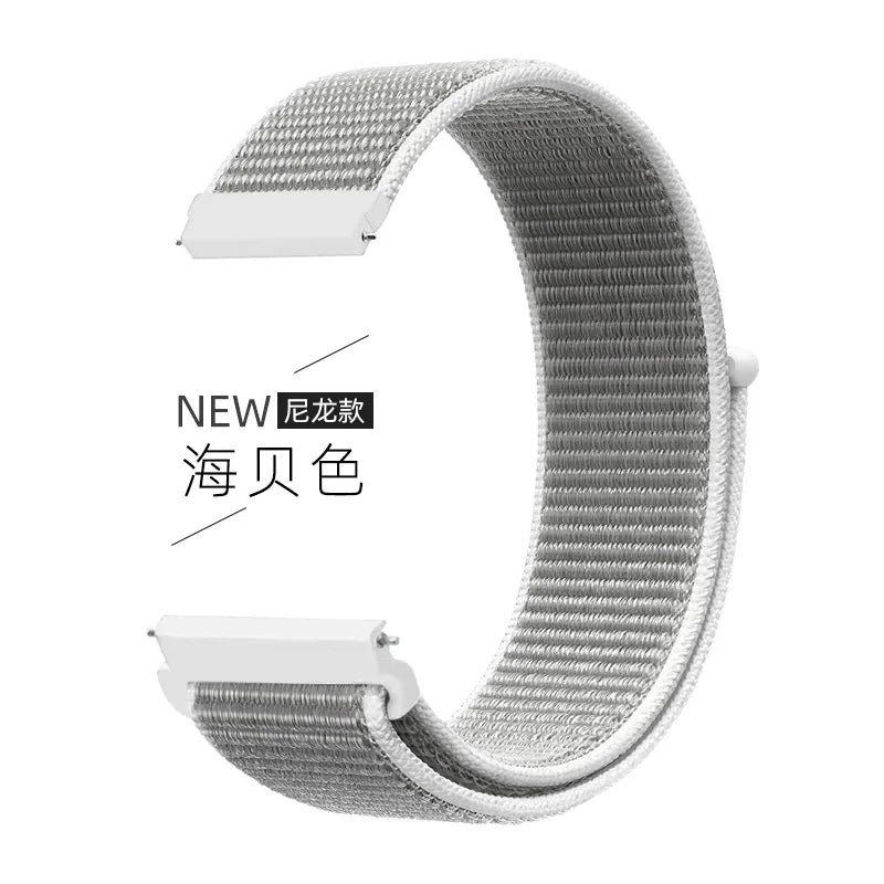 22mm Nylon Loop Strap for Zeblaze Vibe 7 Lite Pro Smartwatch Replacment Bracelet Sport Watchband Correa for Zeblaze Vibe 7 Band