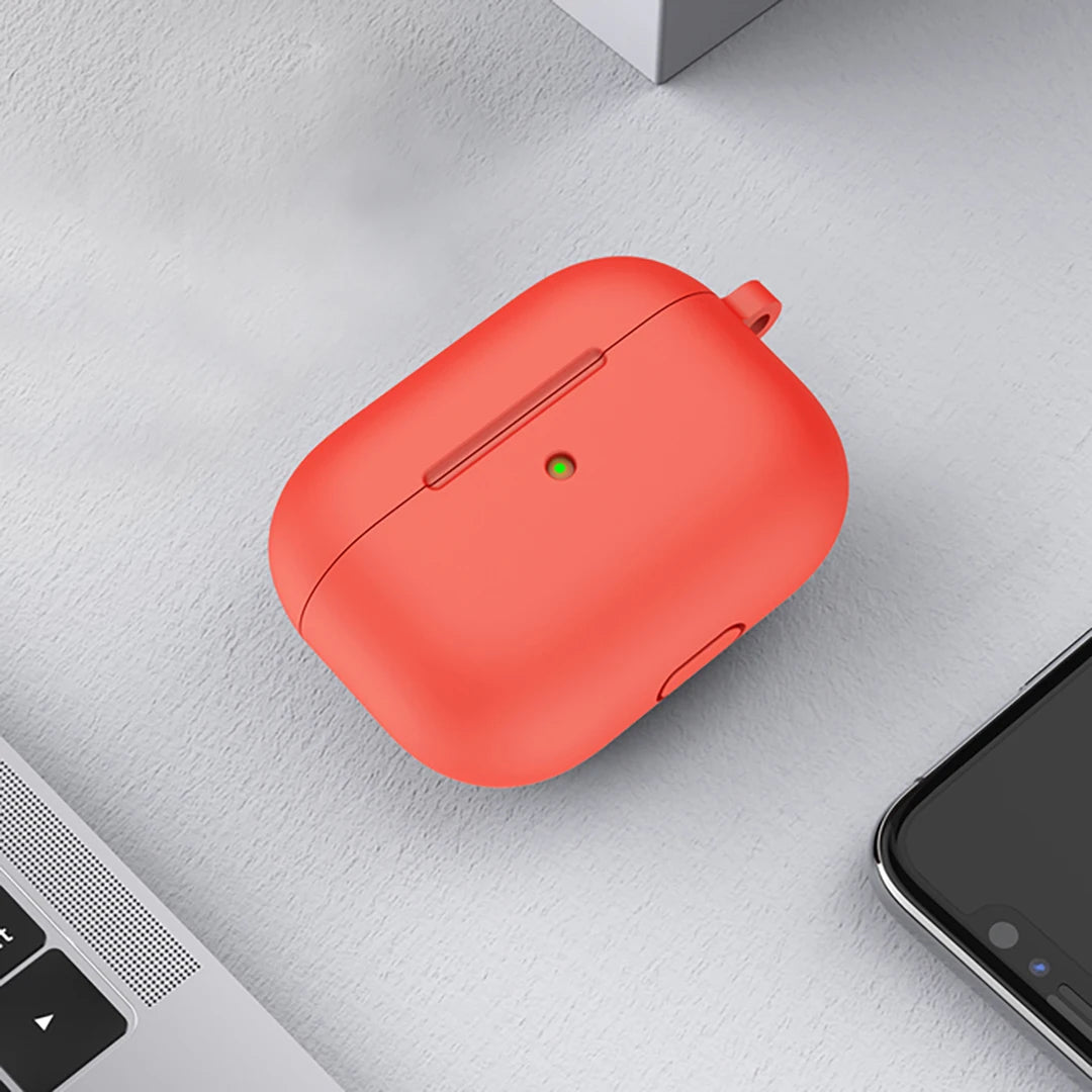 Casos de silicone macio para apple airpods 4 bluetooth sem fio fone de ouvido capa para airpods 4 cor doce ultra-fino capa protetora