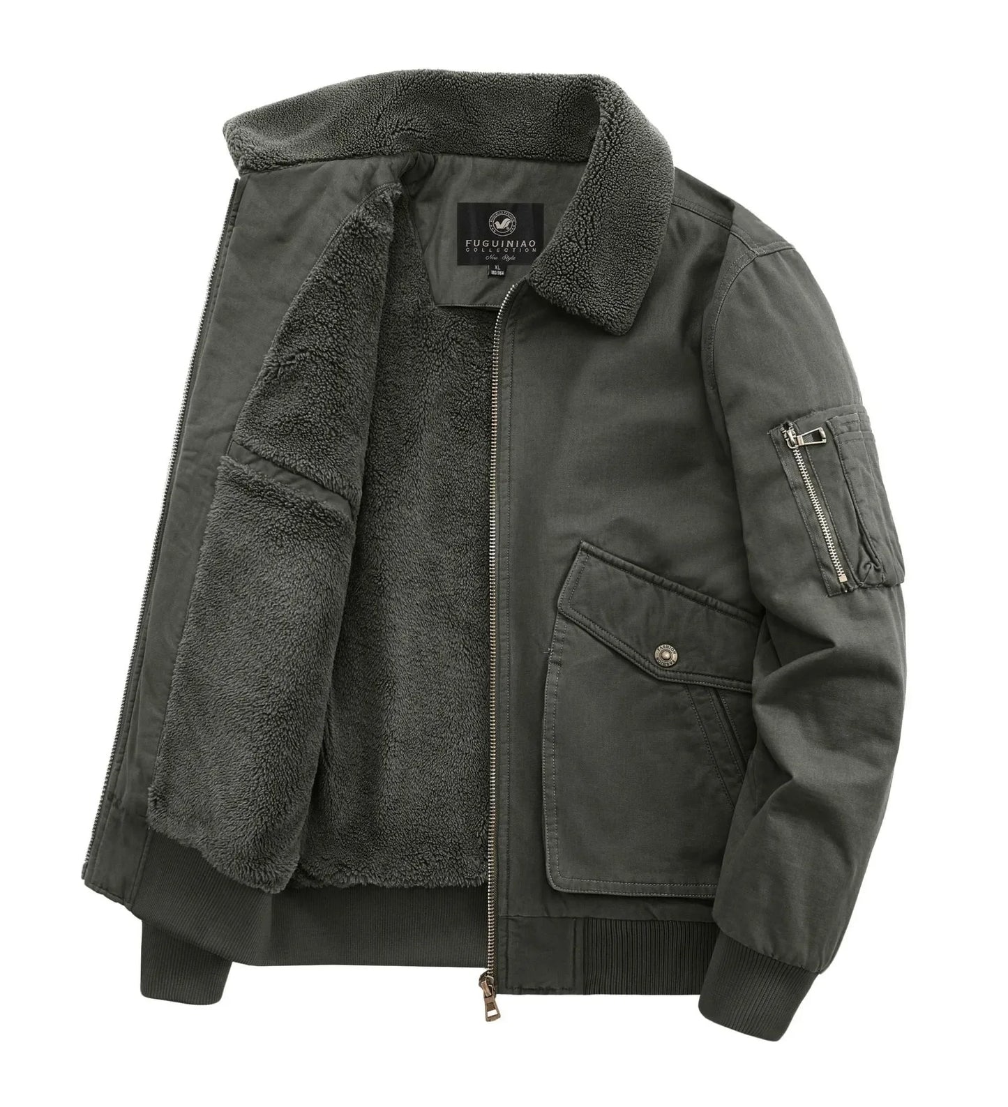 Militar Múltiplos Bolsos Jaqueta Masculina, Blusão Tático, Engrossar Aquecimento, Cardigan Luxo Casual, Casacos de acampamento ao ar livre