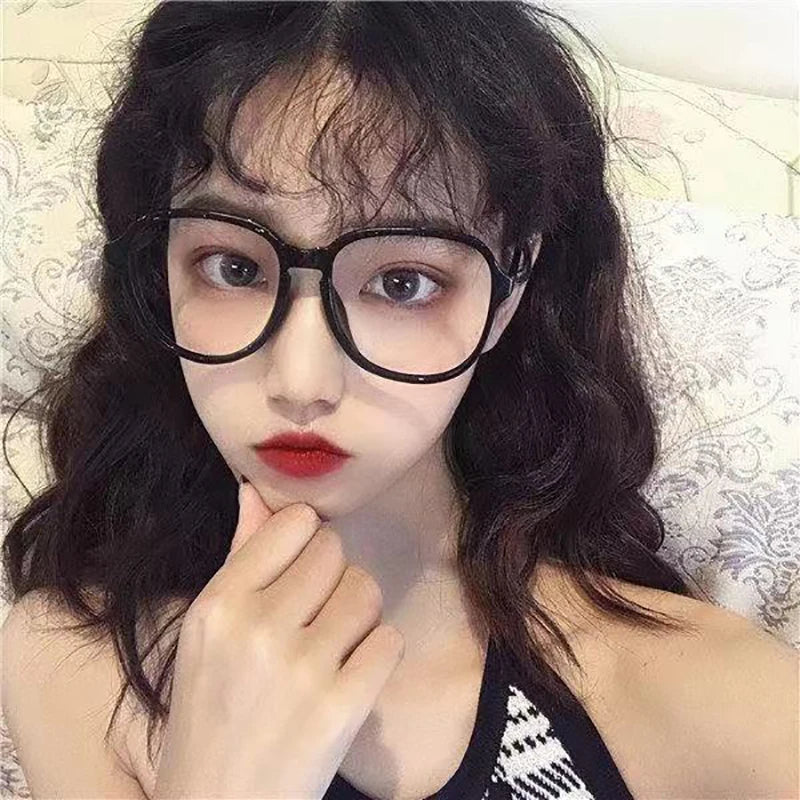 Lunettes rondes Anti-lumière bleue pour hommes et femmes, monture transparente pour ordinateur, verres optiques, nouvelle collection 2021