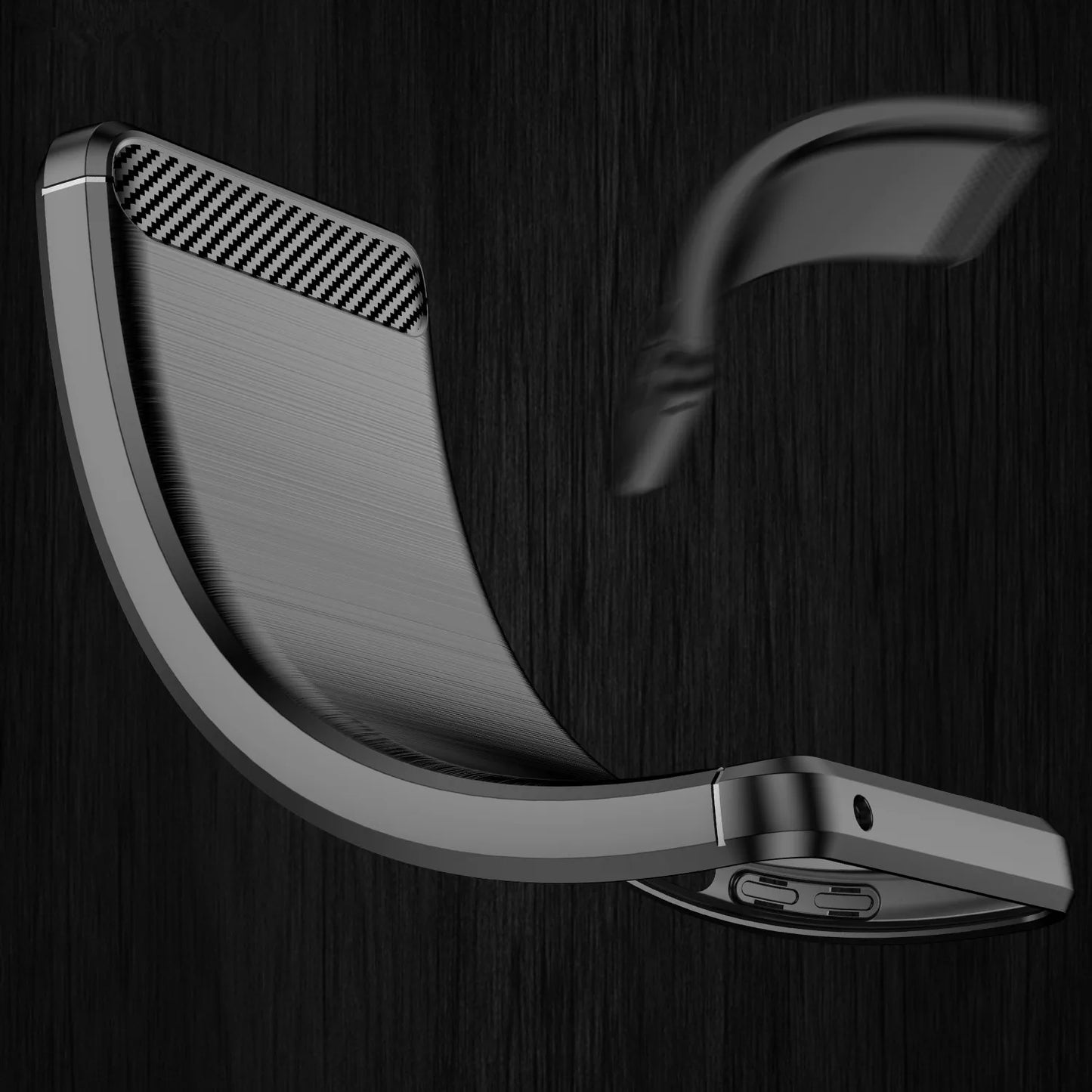 Capa de telefone fosco à prova de choque para samsung, caixa de fibra de carbono, galáxia m13, 5g, galáxia m14, m10, m10s, 4g