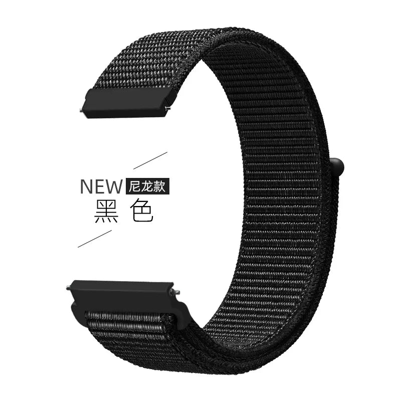 22mm Nylon Loop Strap for Zeblaze Vibe 7 Lite Pro Smartwatch Replacment Bracelet Sport Watchband Correa for Zeblaze Vibe 7 Band