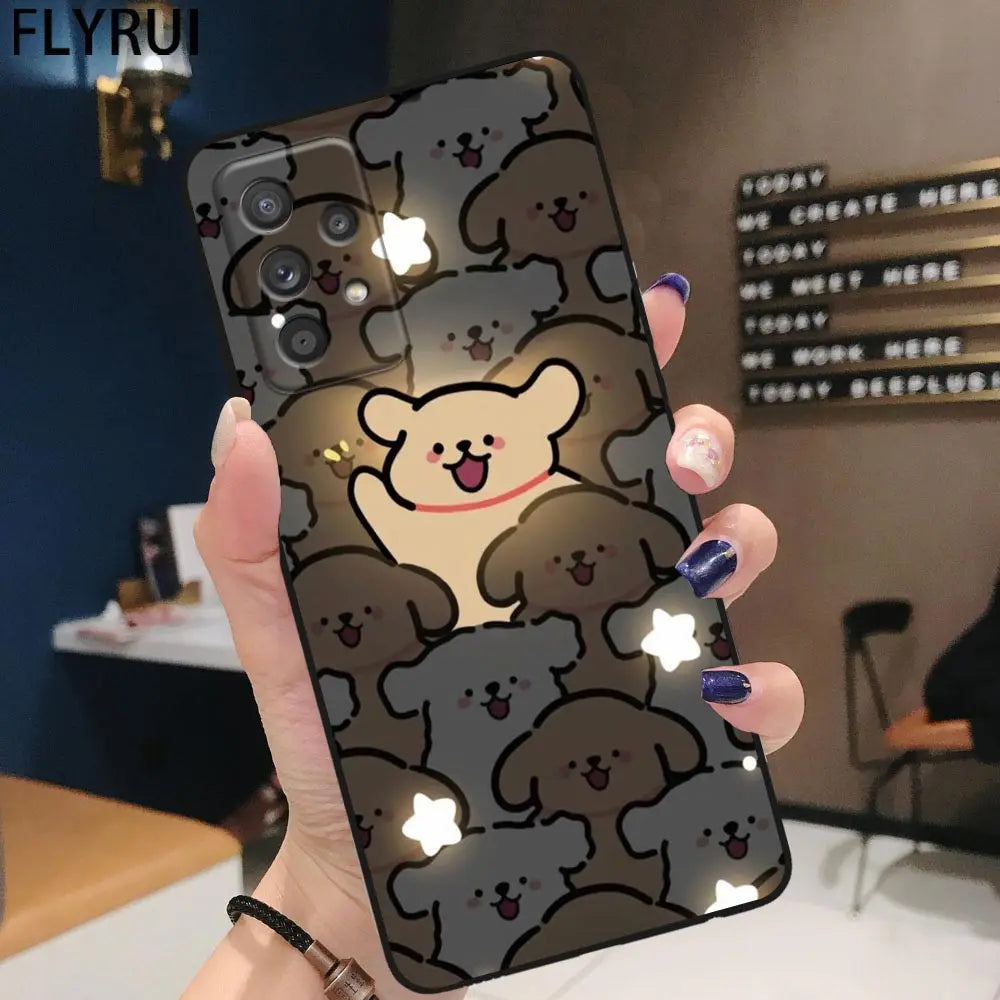 Funda Case For Samsung Galaxy S23 S22 S21 S20 FE S10 S24 LITE S9 S8 PLUS ULTRA 5G Phone Case Shell Cover Cute cartoon animals