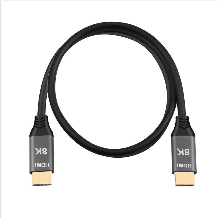 HDMI 8k 4K 60Hz Short HD 2.1V HDMI-compatible Cable 1m 3m 5m With Braid And Alloy Shell 48Gbps UHD TV Blu-ray Xbox PS4/3 5 PC