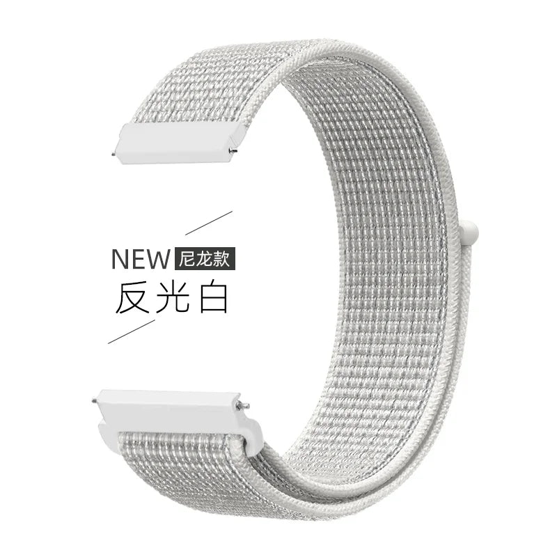 22mm Nylon Loop Strap for Zeblaze Vibe 7 Lite Pro Smartwatch Replacment Bracelet Sport Watchband Correa for Zeblaze Vibe 7 Band