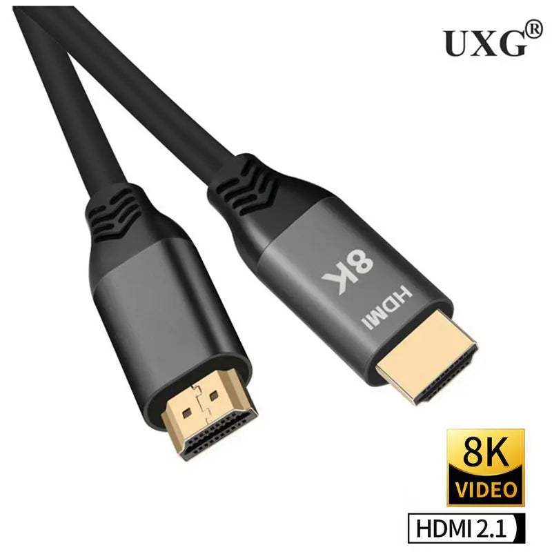 HDMI 8k 4K 60Hz Short HD 2.1V HDMI-compatible Cable 1m 3m 5m With Braid And Alloy Shell 48Gbps UHD TV Blu-ray Xbox PS4/3 5 PC