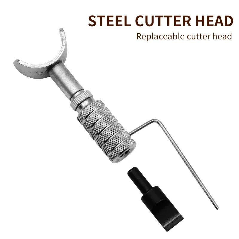 DIY Adjustable Manual Rotary Tools Leather Carving Swivel Knife Blade Tools Set Leathercraft Leather Carving Swivel Knife Blade