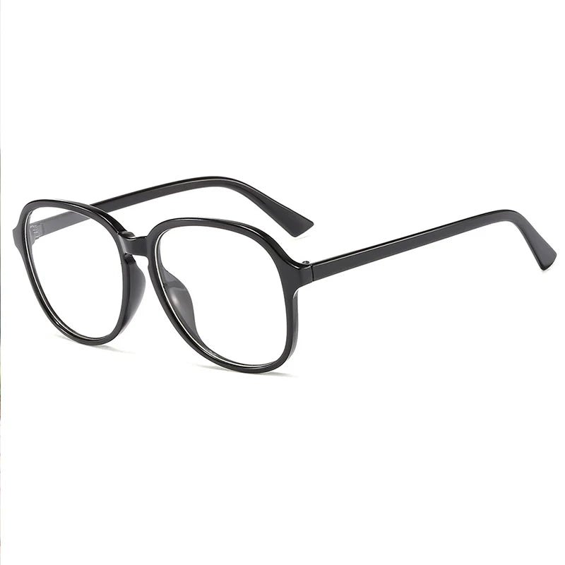 Lunettes rondes Anti-lumière bleue pour hommes et femmes, monture transparente pour ordinateur, verres optiques, nouvelle collection 2021