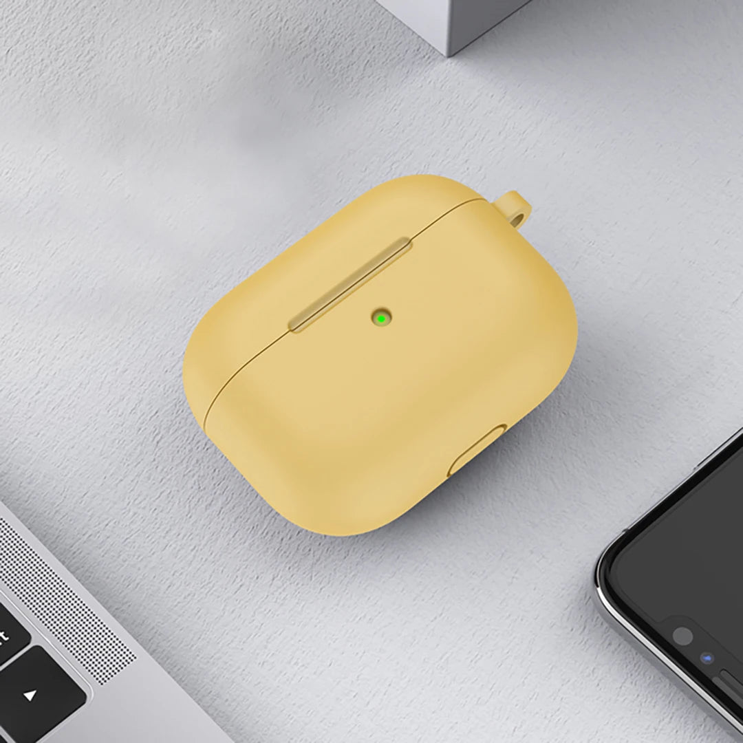 Casos de silicone macio para apple airpods 4 bluetooth sem fio fone de ouvido capa para airpods 4 cor doce ultra-fino capa protetora