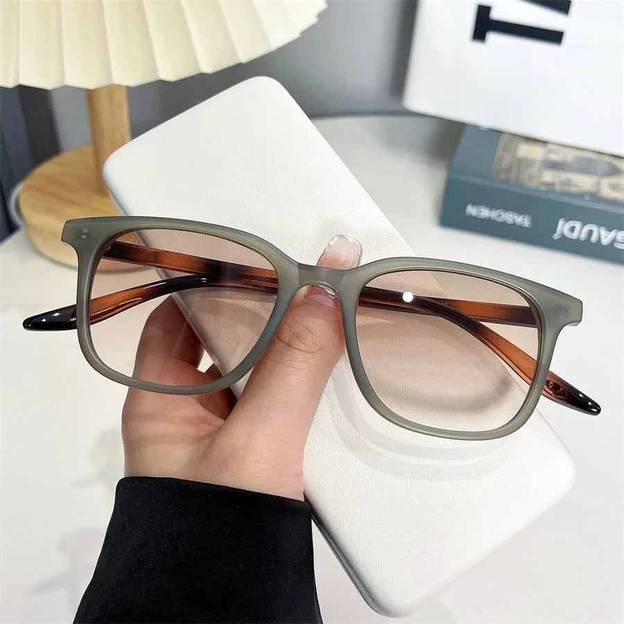 2023 Luxurious Rectangle Sunglasses Women Vintage Brand Designer Square Sun Glasses Men Shades Female Eyewear Eyeglasses Lenses
