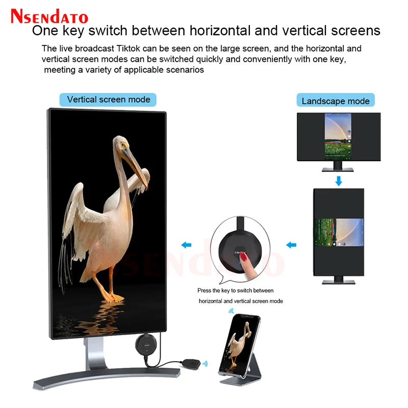 Mirascreen G28 2.4G/5G Wireless WiFi Display TV Dongle Receiver HDMI-compatible TV Stick for DLNA Miracast Android IOS Windows