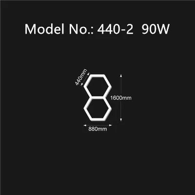 3 Years Warranty Honeycomb Led Light Garage Light Hexagon Led lamp Led Tube Ceiling Lighting For Auto Car Body Repair Workshop