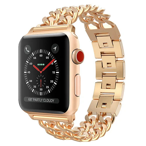 Stainless Strap for Apple Watch Ultra 87654SE Band Metal Bracelet Wristband for iWatch Series 49mm 45mm 41mm 44mm 40mm 38mm 42mm