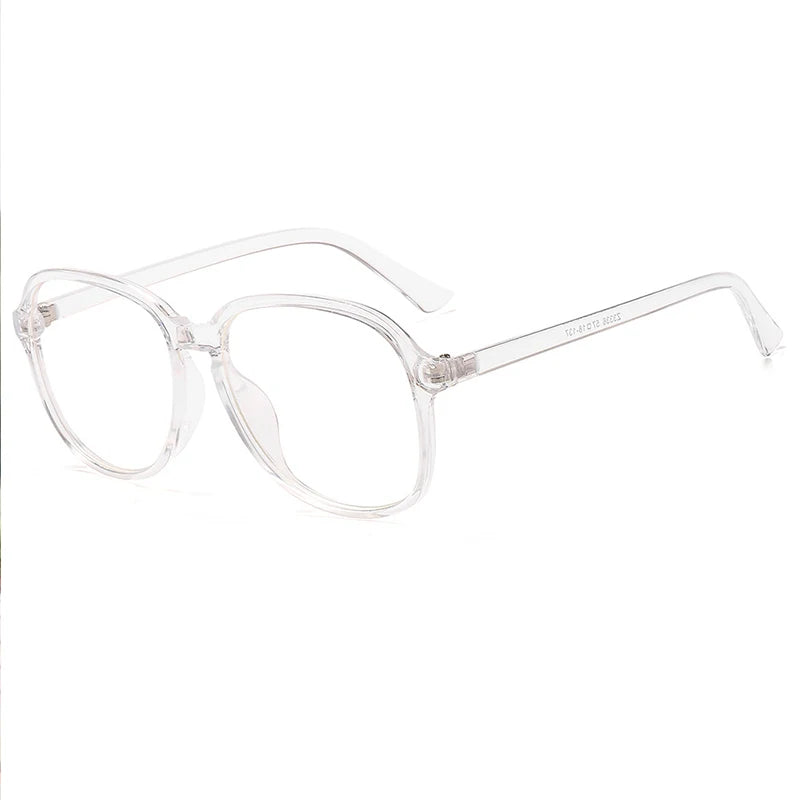 Lunettes rondes Anti-lumière bleue pour hommes et femmes, monture transparente pour ordinateur, verres optiques, nouvelle collection 2021