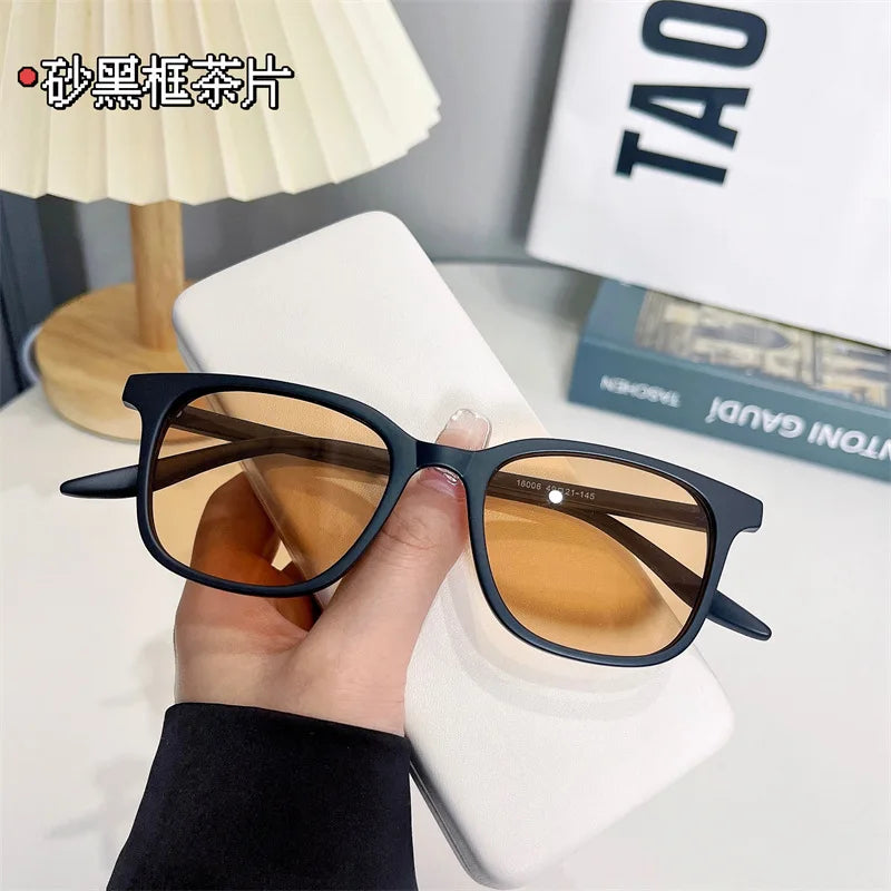 2023 Luxurious Rectangle Sunglasses Women Vintage Brand Designer Square Sun Glasses Men Shades Female Eyewear Eyeglasses Lenses