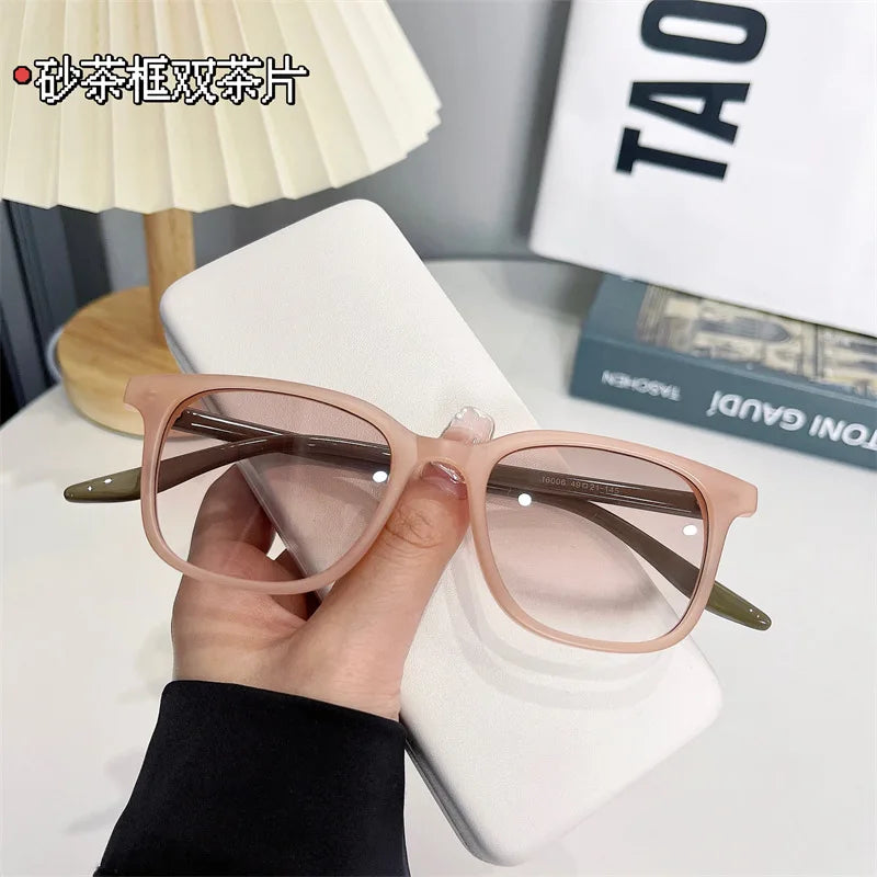 2023 Luxurious Rectangle Sunglasses Women Vintage Brand Designer Square Sun Glasses Men Shades Female Eyewear Eyeglasses Lenses