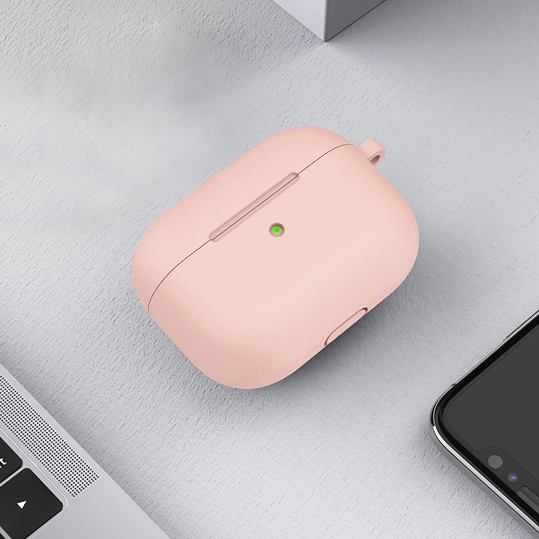 Casos de silicone macio para apple airpods 4 bluetooth sem fio fone de ouvido capa para airpods 4 cor doce ultra-fino capa protetora