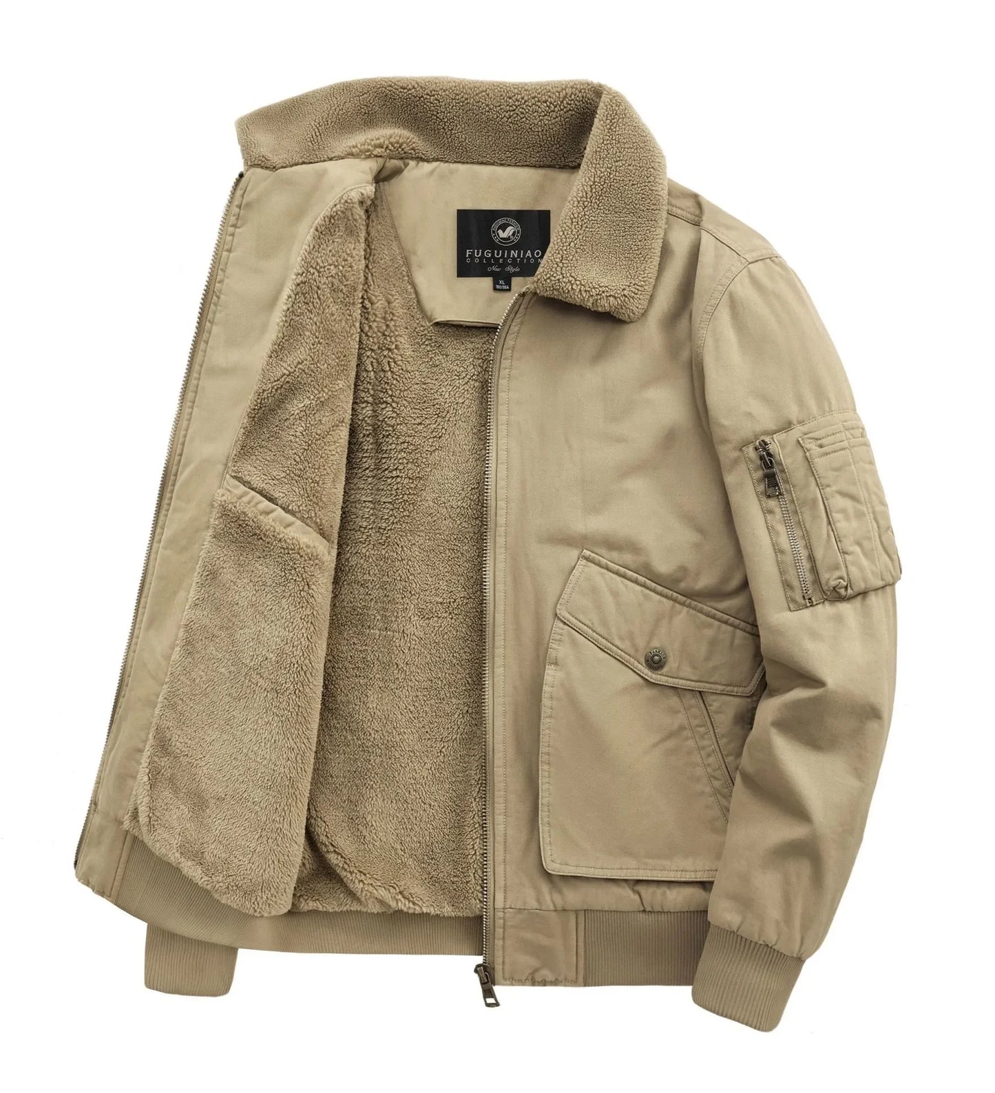 Militar Múltiplos Bolsos Jaqueta Masculina, Blusão Tático, Engrossar Aquecimento, Cardigan Luxo Casual, Casacos de acampamento ao ar livre