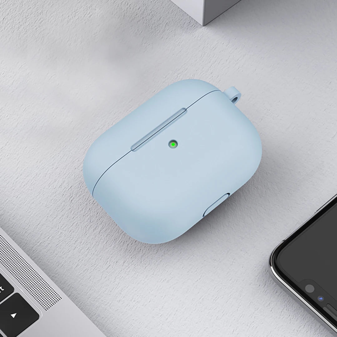 Casos de silicone macio para apple airpods 4 bluetooth sem fio fone de ouvido capa para airpods 4 cor doce ultra-fino capa protetora